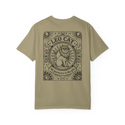 Leo Cat - Unisex Garment-Dyed T-shirt