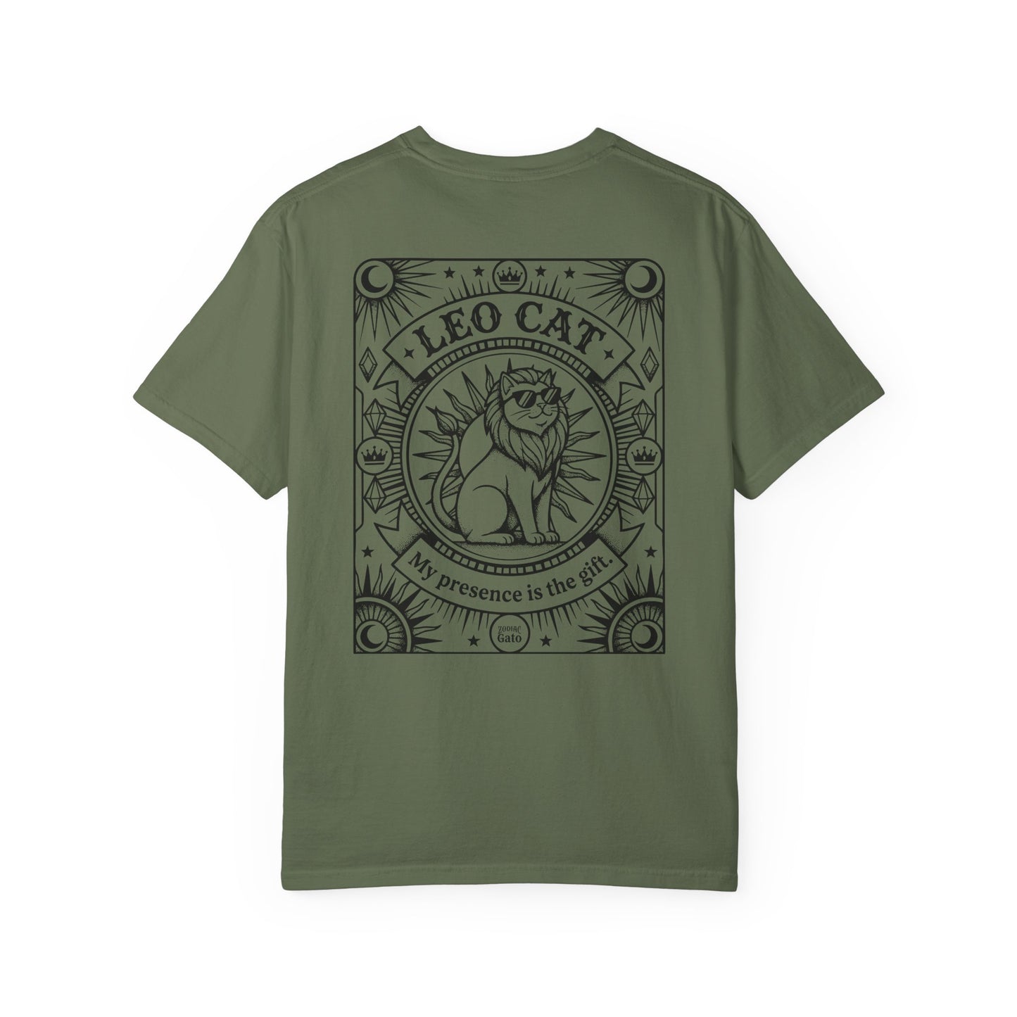 Leo Cat - Unisex Garment-Dyed T-shirt