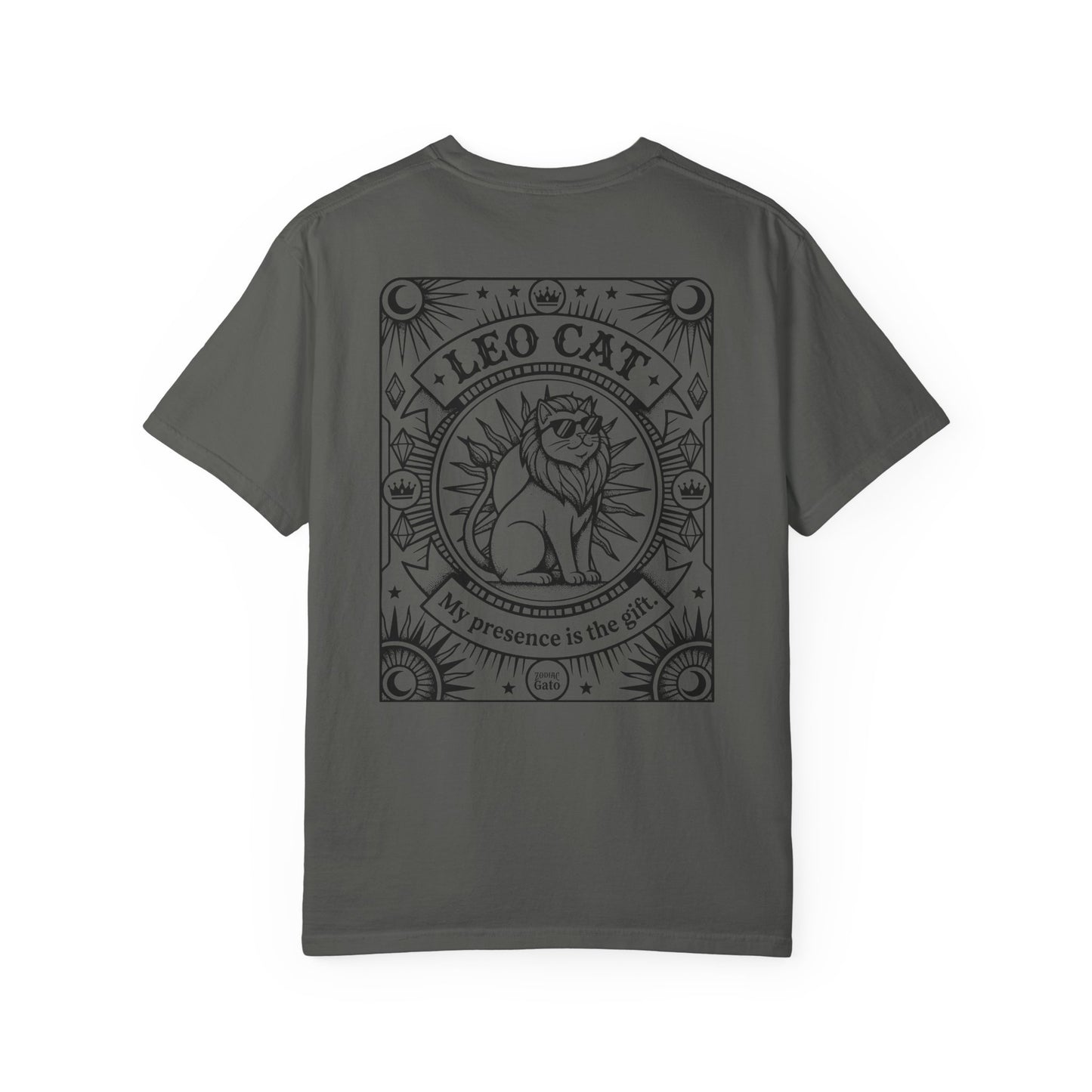 Leo Cat - Unisex Garment-Dyed T-shirt