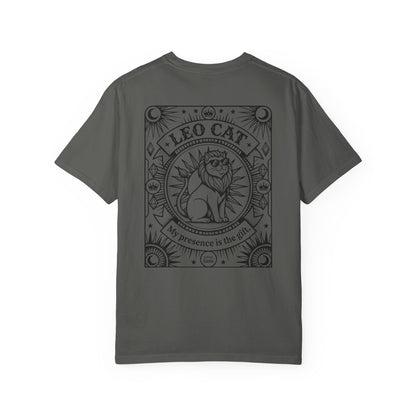 Leo Cat - Unisex Garment-Dyed T-shirt