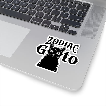 Zodiac Gato Kiss-Cut Stickers