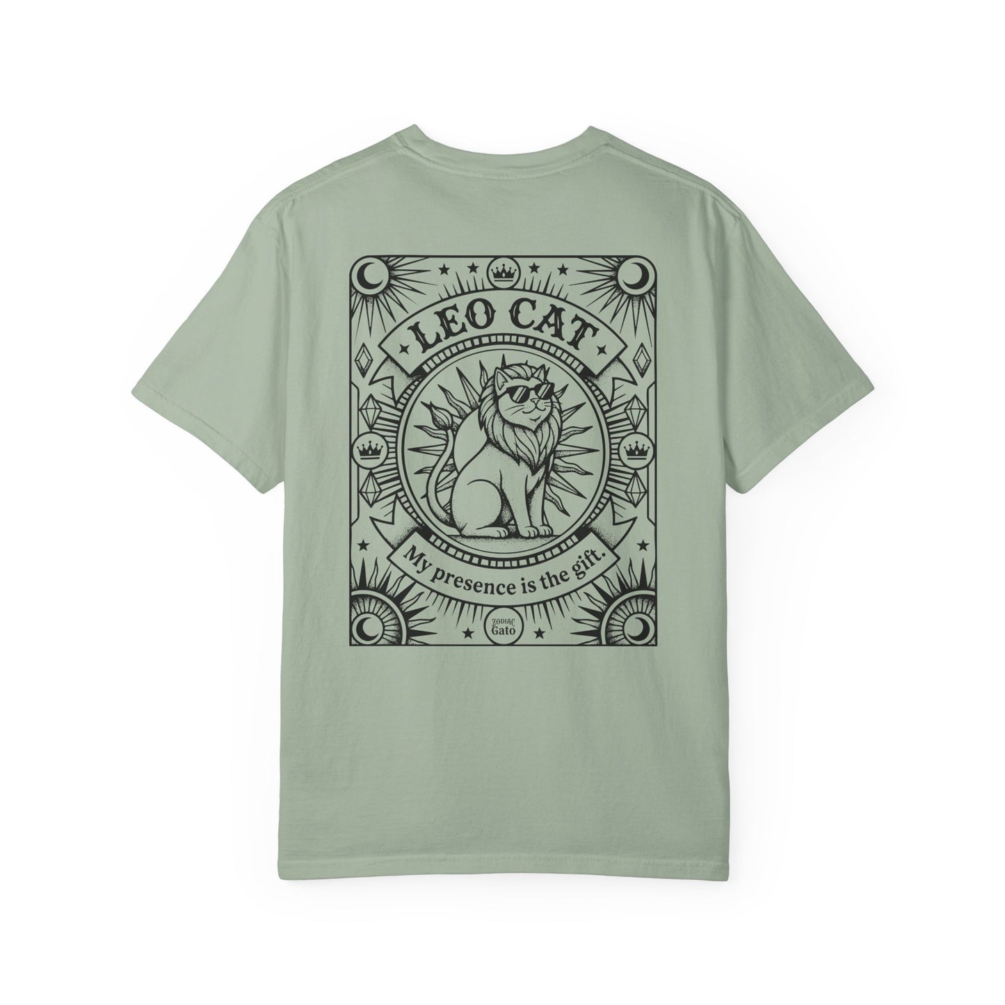 Leo Cat - Unisex Garment-Dyed T-shirt