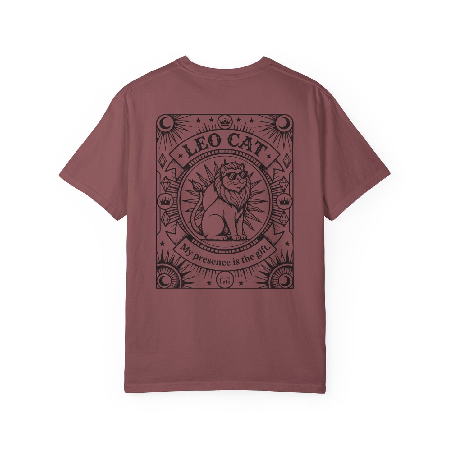 Leo Cat - Unisex Garment-Dyed T-shirt