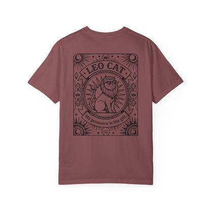 Leo Cat - Unisex Garment-Dyed T-shirt