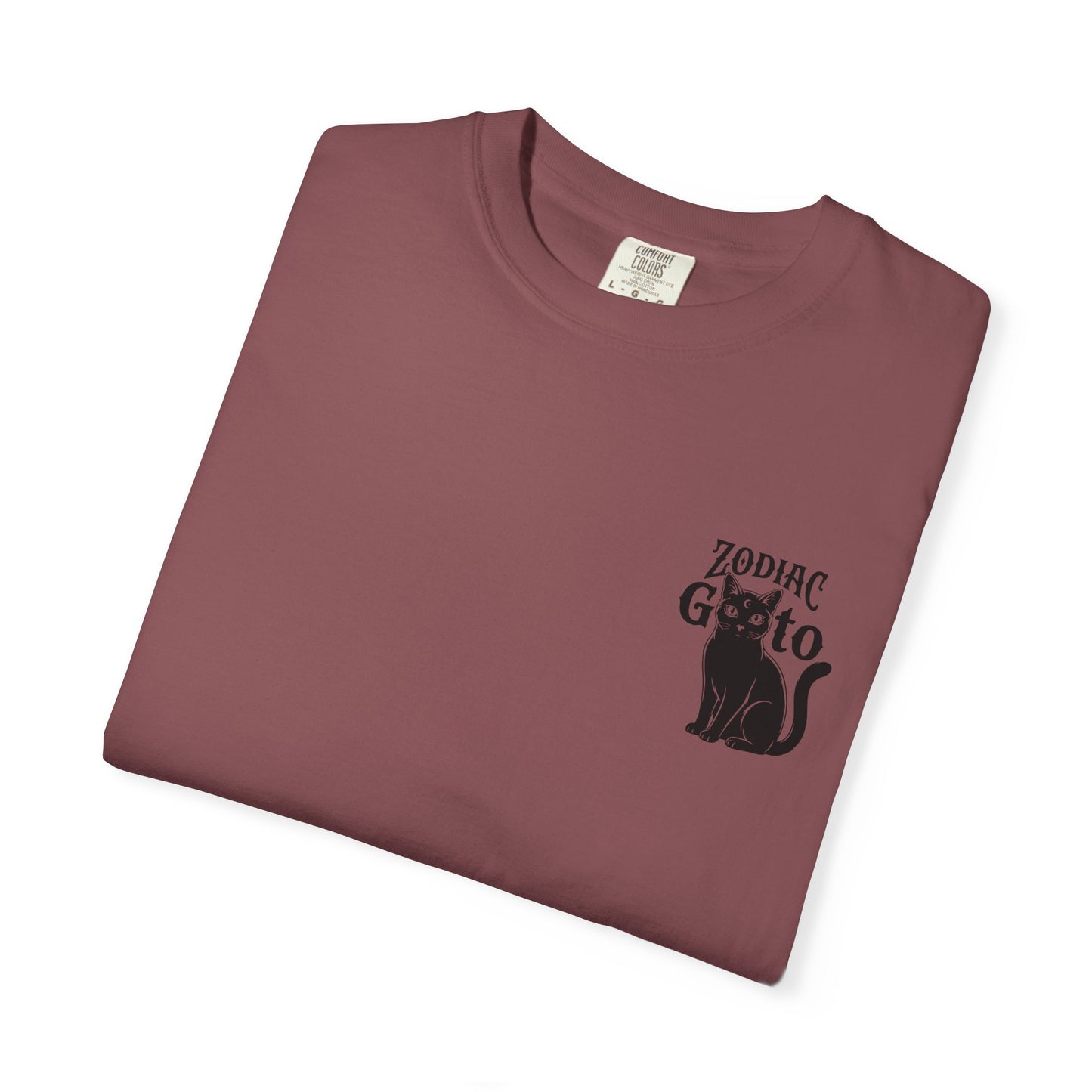 Sagittarius Cat - Unisex Garment-Dyed T-shirt